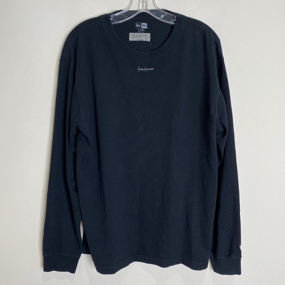Yohji Yamamoto x New Era Long Sleeve T-Shirt Black Logo